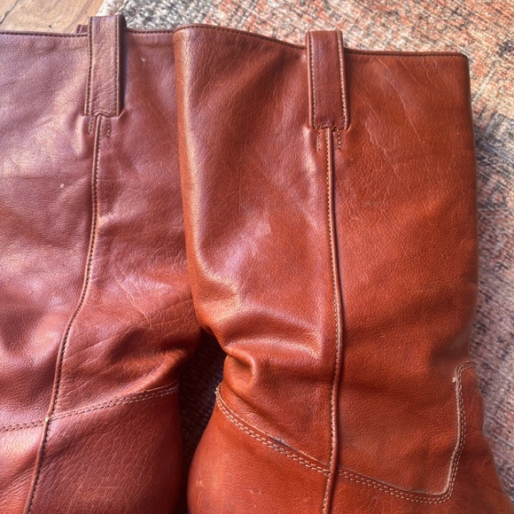 AS IS ... Size 10 Italian made Paolo leather boots (read description) - Picture 2 of 2